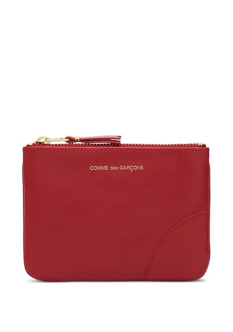 pouch zip classic line unisex rossa COMME DES GARÇONS WALLET | SA8100RED